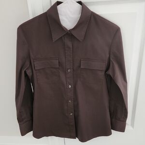Theory Brown Shirt